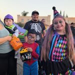 Buzz Lightyear Spider-Man harlequin family costumes Valley Alarm Trunk-or-Treat San Fernando 2025
