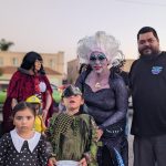 Ursula Little Mermaid costume family at Valley Alarm Trunk-or-Treat San Fernando Valley 2025